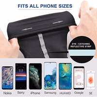 Easyports 2 Pocket Wrist Wallet Wrist Cell Phone Holder, Ankle Wallet, Sweat Bands, Armband, Hidden Pouch, Wristlet Wallet for Travel, Outdoor Sports Running. thumbnail 3