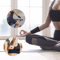 Easyports 2 Pocket Wrist Wallet Wrist Cell Phone Holder, Ankle Wallet, Sweat Bands, Armband, Hidden Pouch, Wristlet Wallet for Travel, Outdoor Sports Running. thumbnail 2