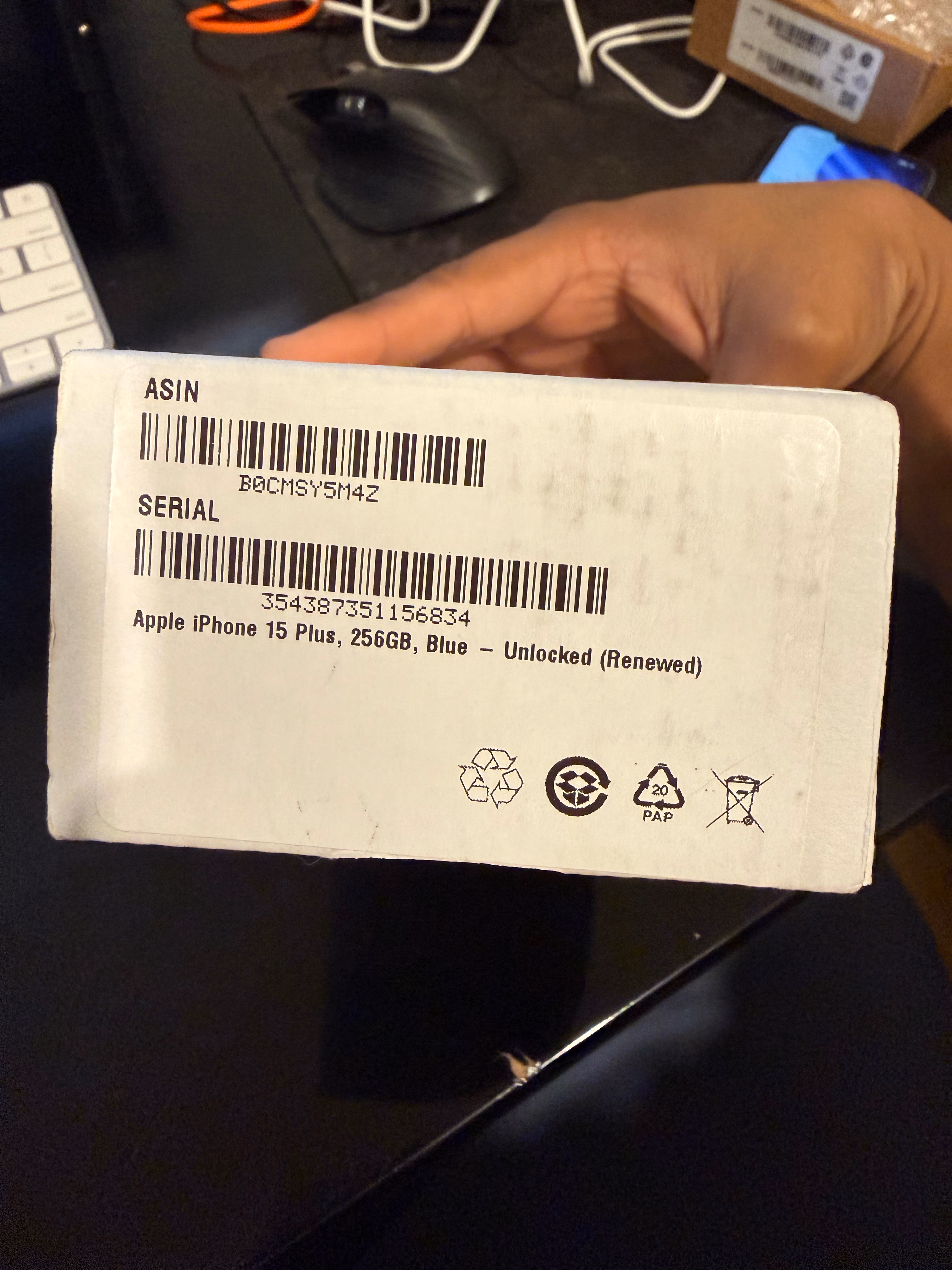 Apple iPhone 15 Plus, 256GB, Blue - Unlocked (Amazon Renewed) thumbnail 4