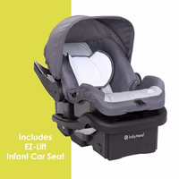 Baby Trend Venture 3-Wheel Stroller Travel System, Stellar Grey thumbnail 2