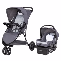 Baby Trend Venture 3-Wheel Stroller Travel System, Stellar Grey thumbnail 1