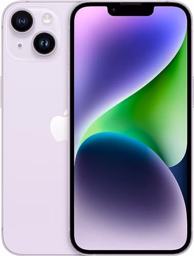 Apple iPhone 14, 128GB, Purple - Unlocked (Amazon Renewed) (Brand New) thumbnail 1