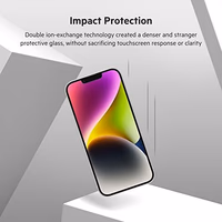 Belkin UltraGlass iPhone 14, iPhone 13 Pro Screen Protector - Easy Application with Installation Guide Tray - Crystal Clear Tempered Glass Screen Protector with AntiMicrobial-Treated Display thumbnail 4