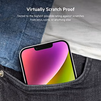 Belkin UltraGlass iPhone 14, iPhone 13 Pro Screen Protector - Easy Application with Installation Guide Tray - Crystal Clear Tempered Glass Screen Protector with AntiMicrobial-Treated Display thumbnail 5