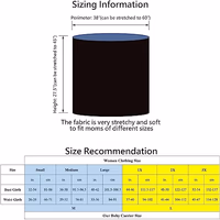 Baby Wrap Carrier, Reversible Bonding Comforter, Soft & Stretchy Baby and Infant Sling, Perfect Baby Carrier Wrap Sling for Newborn and Infant up to 35 lbs. thumbnail 3