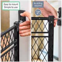 Ingenuity Doorway 42W Series Dog and Baby Gate, Indoor Outdoor, Won't Rust or Fade, Plastic Panel, Fits 23-42" Openings, 24” Tall thumbnail 3