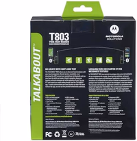 Motorola Solutions T803 Waterproof IP54 Two Way Radio Walkie Talkie 35 mi. Bluetooth w/Charging Dock 2-Pack (Lime Green) thumbnail 3