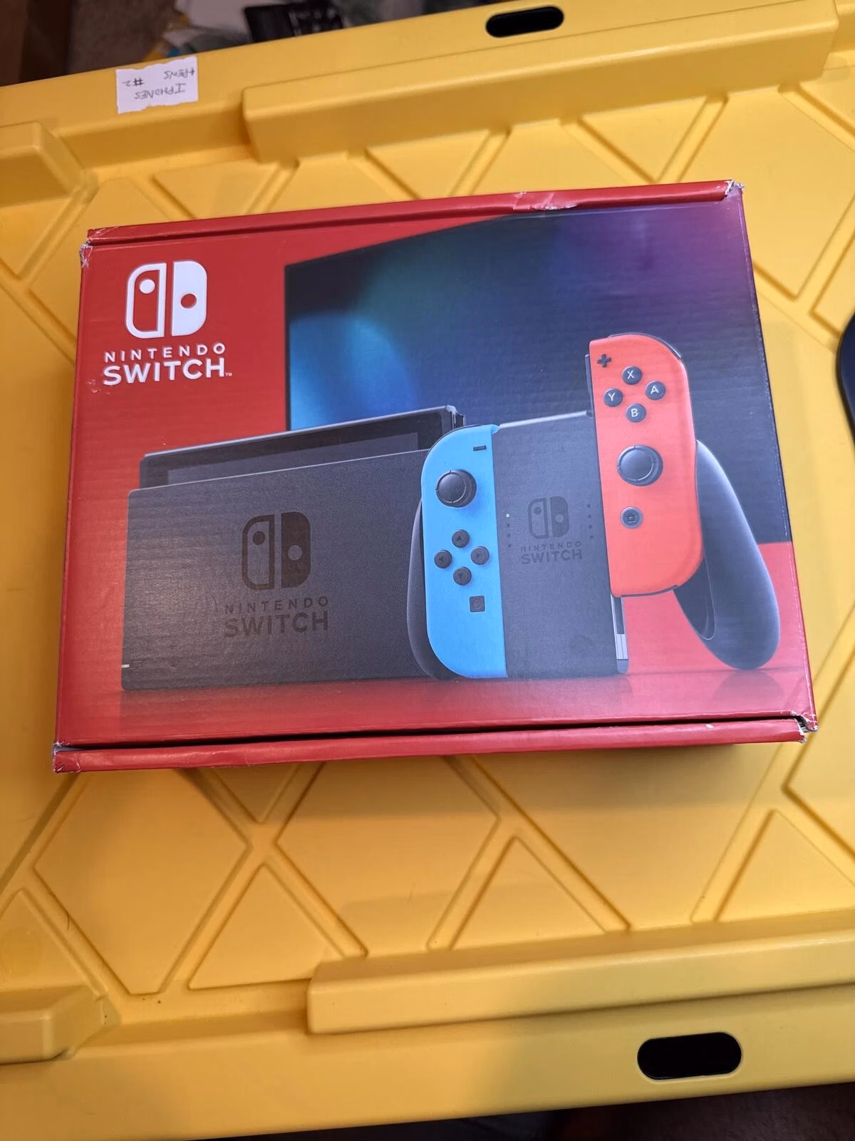 Nintendo Switch with Neon Blue and Neon Red Joy-Con 117972 | Unit 3180 thumbnail 3