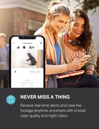 Kasa 1080p Indoor Pan/Tilt Wired Security Camera - Works as a Baby & Pet Monitor, Motion Detection & Tracking, 2-Way Audio, Night Vision, Subscription-Free Local Storage or Optional Cloud, EC71 thumbnail 4