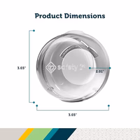 Safety 1st Child Proof Stove Knob Covers, Clear View Stove Knob Safety Covers (Set of 5) thumbnail 2