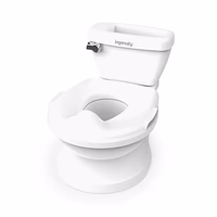 Ingenuity My Size Potty Pro 2-in-1 Potty Training Toilet, Floor Potty with Removable Potty Seat for Standard Toilets, Realistic Flushing Sound, For Toddlers Ages 18+ months, Up to 50 lb thumbnail 1
