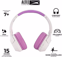Altec Lansing Kid Safe Noise Cancelling Wireless Headphones 15H Battery, 85dB Volume Limit, Foldable Design Powerful Sound, Active Noise Cancellation Perfect for Kids Ages 7+ thumbnail 2