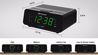 Emerson SmartSet Dual Alarm Clock Radio with AM/FM Radio, Dimmer, Sleep Timer and .9" LED Display, CKS1900 thumbnail 3