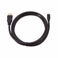 Amazon Basics Mini DisplayPort to DisplayPort Display Cable, 4Kx2K, Gold-Plated Plugs, 6 Foot, Black thumbnail 2