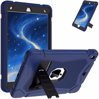 AVAWO Case for iPad 9th/8th/7th Generation(10.2 inch, 2021/2020/2019), Heavy Duty Military Grade Shockproof Protective Cover with Built-in Stand/Pencil Holder for i Pad 9/8/7 Gen, Navy Blue thumbnail 1