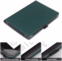 Universal Case for 6" eReaders, Folio Leather Stand Cover with Handstrap Compatible with All 6 inch Paperwhite/Paperwhite/Kobo/Tolino/Pocketook/E-Book Reader-Mint thumbnail 3