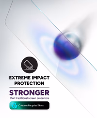 ZAGG Glass+ Screen Protector for Phone 15 Pro - 3X Stronger with Reinforced Edges, Scratch & Smudge-Resistant Surface, InvisibleShield, Easy to Install thumbnail 3