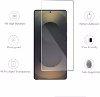 Ailun Glass Screen Protector for Galaxy S25 Ultra [6.9 Inch] 3Pack + 3Pack Camera Lens Tempered Glass Fingerprint Unlock 0.25mm Ultra Clear Anti-Scratch Case Friendly [Not For S25/S25 Plus/S25 Edge] thumbnail 2