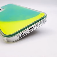 Losin Fluorescent Case Compatible with iPhone 14 Pro Quicksand Case Liquid Glow Sand Phone Case Luxury Glow in The Darkness Noctiluncent Liquid Luminous Sand Fashion Luxury Cover for Women and Men thumbnail 3
