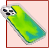 Losin Fluorescent Case Compatible with iPhone 14 Pro Quicksand Case Liquid Glow Sand Phone Case Luxury Glow in The Darkness Noctiluncent Liquid Luminous Sand Fashion Luxury Cover for Women and Men thumbnail 5