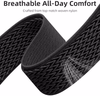 GEAK 22mm Quick Release Watch Band Compatible with Garmin Venu 4 45mm /Venu 2 3/Vivoactive 4 45mm,Solo Loop Adjustable Elastic Nylon Watch Strap Replacement Wristband for Forerunner 265/255 Men Women thumbnail 3