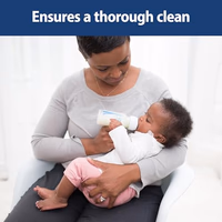 Dr. Brown's Dishwasher Basket for Small Baby Bottle Parts, Pacifiers, and Accessories, Clean, Store and Organize Newborn Essentials, BPA Free, Green thumbnail 5