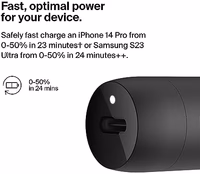 Belkin Boost↑Charge™ 30W USB-C Compact Fast Car Charger w/USB-C Cable Included, for iPhone 16, 16 Pro, iPhone 15, Galaxy S25, S24, Pixel 9 & 8, Note, Nintendo Switch 2 & More - Black thumbnail 2