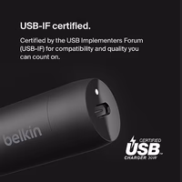 Belkin Boost↑Charge™ 30W USB-C Compact Fast Car Charger w/USB-C Cable Included, for iPhone 16, 16 Pro, iPhone 15, Galaxy S25, S24, Pixel 9 & 8, Note, Nintendo Switch 2 & More - Black thumbnail 3
