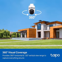 Tapo 1080P Outdoor Wired Pan/Tilt Security Wi-Fi Camera, 360° View, Motion Tracking, Works with Alexa & Google Home, Night Vision, Free AI Detection, Cloud & SD Card Storage(up to 512GB), Tapo C500… thumbnail 4