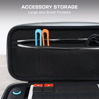 Turtle Beach PlayTrek Travel Case Officially Licensed for Nintendo Switch 2, Nintendo Switch/OLED, Hard Shell Carrying Case, Game Card Case, Cover, Storage, Protection – Stellar White thumbnail 5